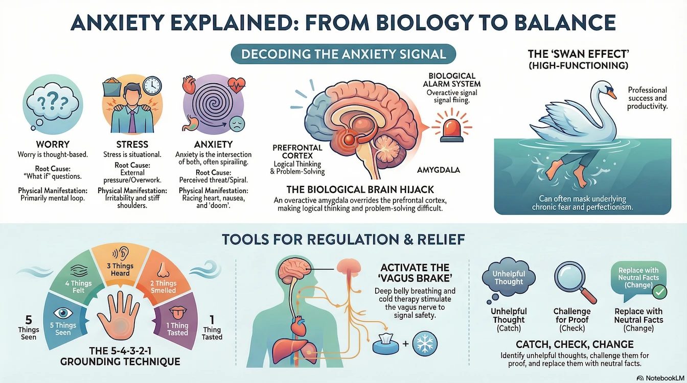 How does anxiety affect the body? An infographic - manywordsonevoice.com